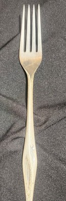  Vintage Wallace Sterling Silver Dawn Mist Cold Meat Salad Fork 1959 MCM