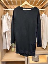 COS XSMALL BLACK SWEATER DRESS JUMPER CASUAL LONG SLEEVE CREW NECK WOMENS XS