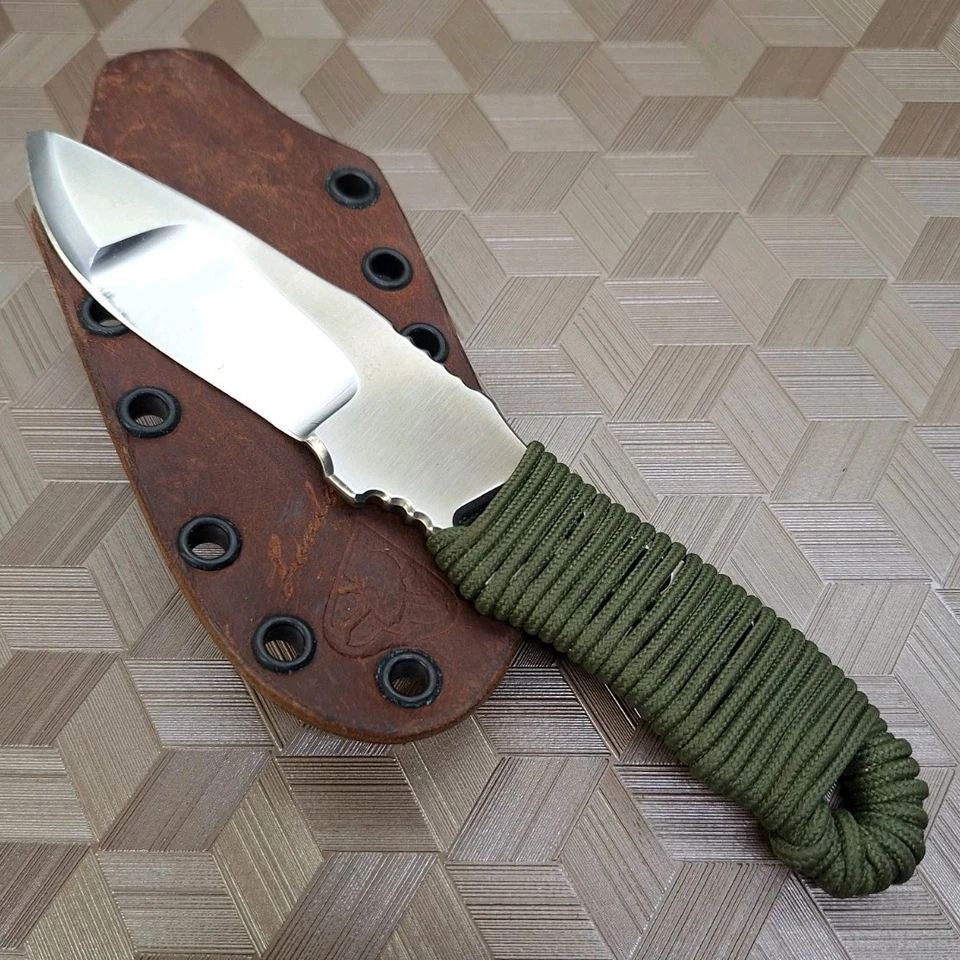 Landau Knives SAOIRSE Knife 3" Chisel Compoud Grind MAGNACUT EDCBlade USA Sheath - Image 4 of 4