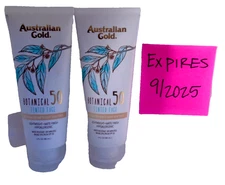 Australian Gold Botanical 50 Tinted Face Fair to Light Skin Tones - 3 Fl Oz