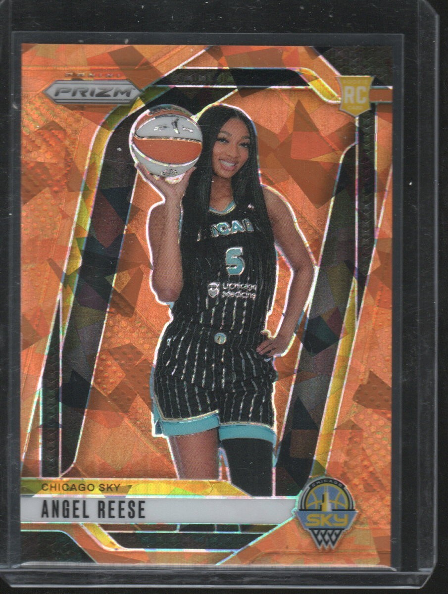 2024 Panini Prizm WNBA - Angel Reese #147 Orange Ice Prizm (RC)