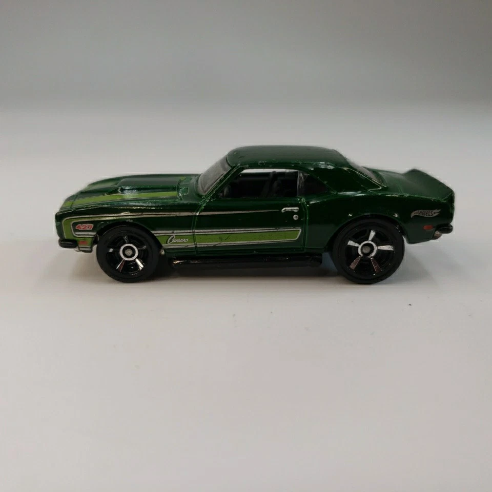 Camaro HotWheels '69 2010 COPO - verde fundido a presión 1:64 (R4-30) Foto 4 de 4