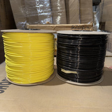 1/4 inch Drip Irrigation Tubing - Black or Yellow Poly 1000ft rolls