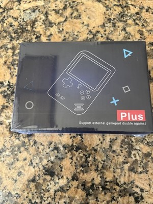 Game Box Plus- Hand Held Game System, Rechargeable Battery Brand New