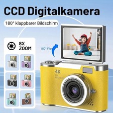 Fotocamera digitale 8x compatta 180° schermo pieghevole retrò videocamera bambini giocattolo