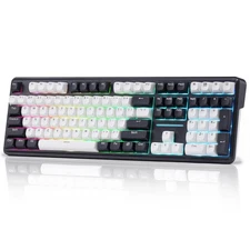 Redragon K745 PRO Wireless Gasket RGB Gaming Keyboard 108 Keys Mechanical Key...
