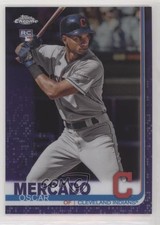 2019 Topps Chrome Update Target Purple Refractor 73/175 Oscar Mercado #40 qc6