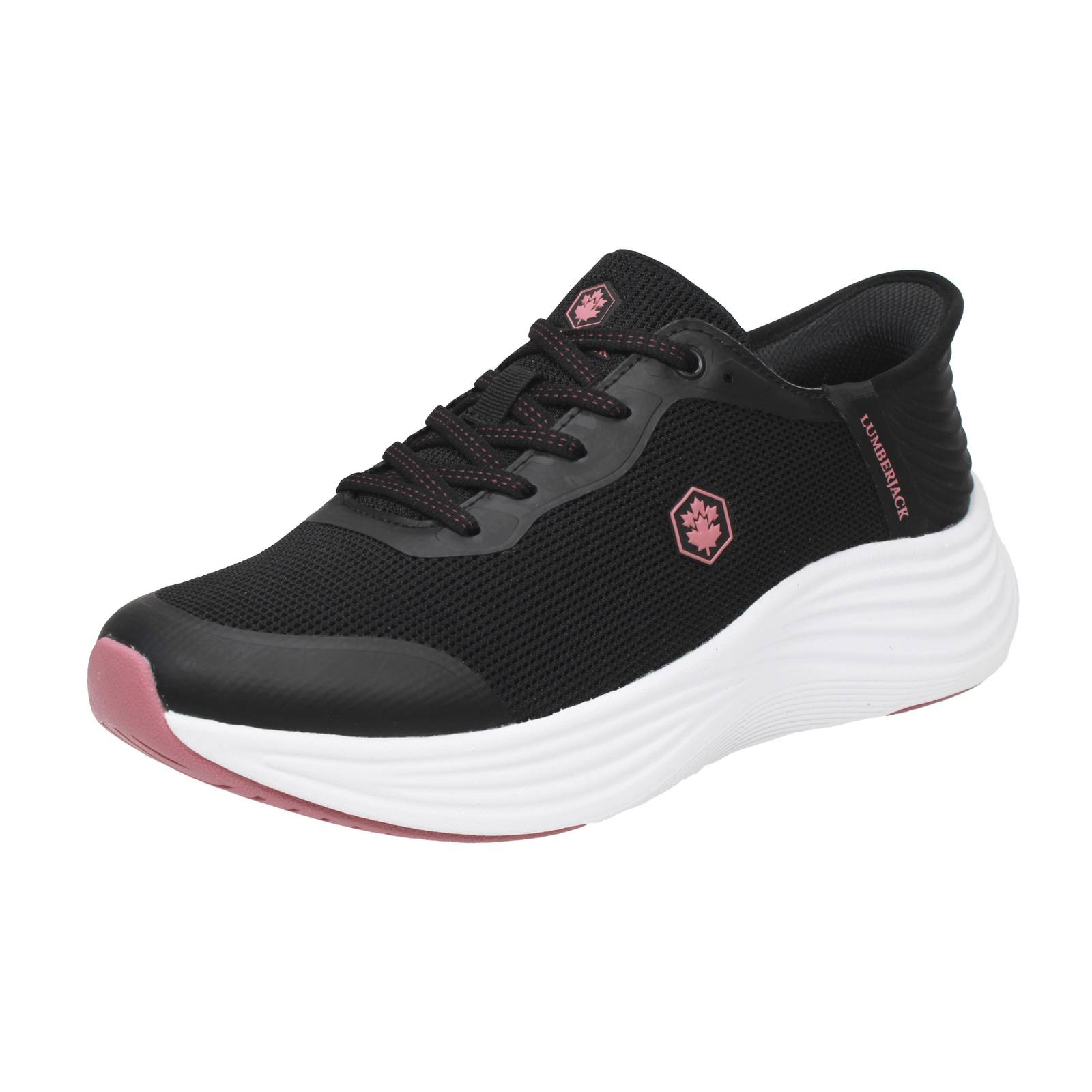 Lumberjack Talara Slip Ins - Sneaker aus schwarzem Stoff - Gre 39 25cm Schuhe 10790₽