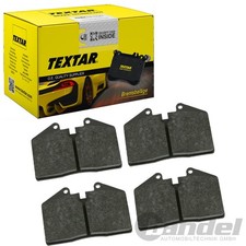 TEXTAR BREMSBELÄGE VORDERACHSE HINTERACHSE passend für AUDI 80 PORSCHE 911 944