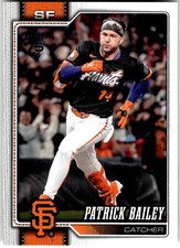 2026 Topps Series One #7 PATRICK BAILEY San Francisco Giants