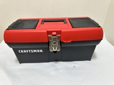 Tool Box, Lockable, 16 In., Red/Black (CMST16901)