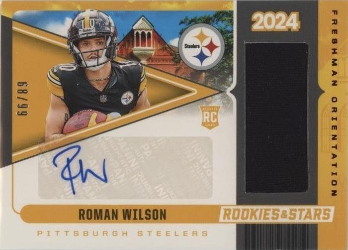Ron Wilson Rookie Card 2024 Panini Rookies & Stars - Freshman Orientation Roman Wilson #FO-RWN ...