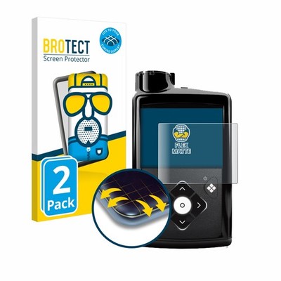 2x Displayfolie matt für Medtronic Minimed 780G Full Screen Schutz