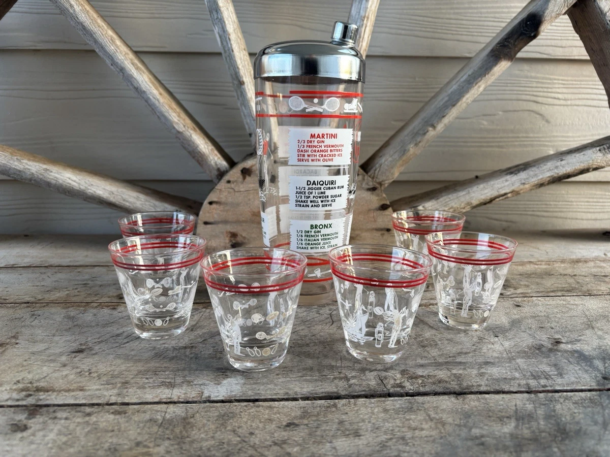 MARTINI灰皿(古酒付き未開封) Vintage Martini Glasses In Collectible Cocktail Shakers for sale