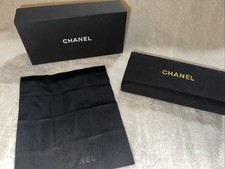 Authentic New Chanel Glasses Case With Cloth And Box