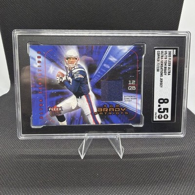 2005 Ultra Sensations Jerseys COPPER 77/150 Game Worn Jersey Patch Tom Brady 