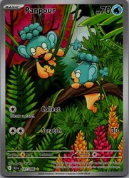 Panpour 101/086 SV: Black Bolt Illustration Rare Holo