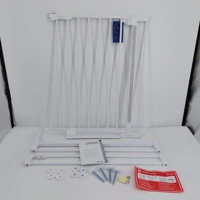 hauck Clear Step Autoclose 2 + 9cm Verlängerung, Weiß - Kinderschutzgitter Hunde