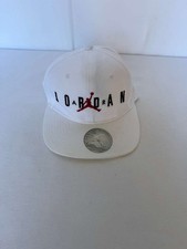 Jordan Jumpman Youth Snapback Hat White Adjustable