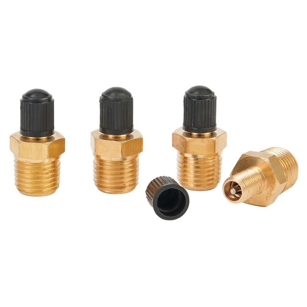 Tank Fill Valve 4pcs Air Compressor Components Part Pneumatic Solid Brass