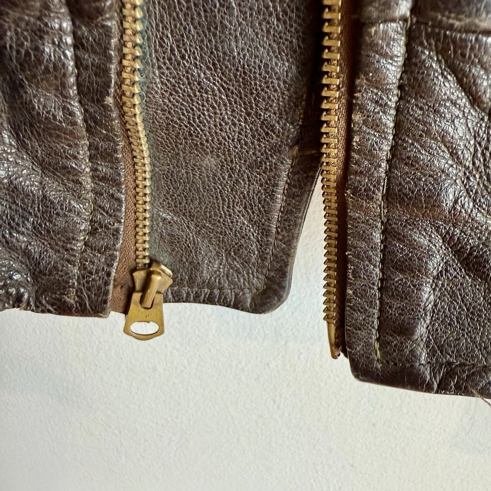 Original WWII US Navy M-422s G-1 Flight Jacket USN - Image 3 of 4