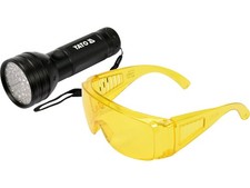 Yato LED UV Flashlight 51 LED with Safety Glasses YT-08581