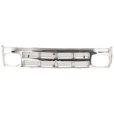 Grille For 91-93 Chevrolet S10 91-94 S10 Blazer Silver Plastic