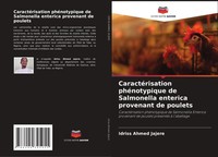 Idriss Ahmed Jajere | CaractéRisation PhéNotypique De Salmonella Enterica...