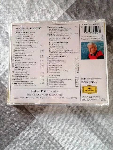 KARAJAN CD Mussorgsky/Ravel/Strawinsky - Bild 2 von 2