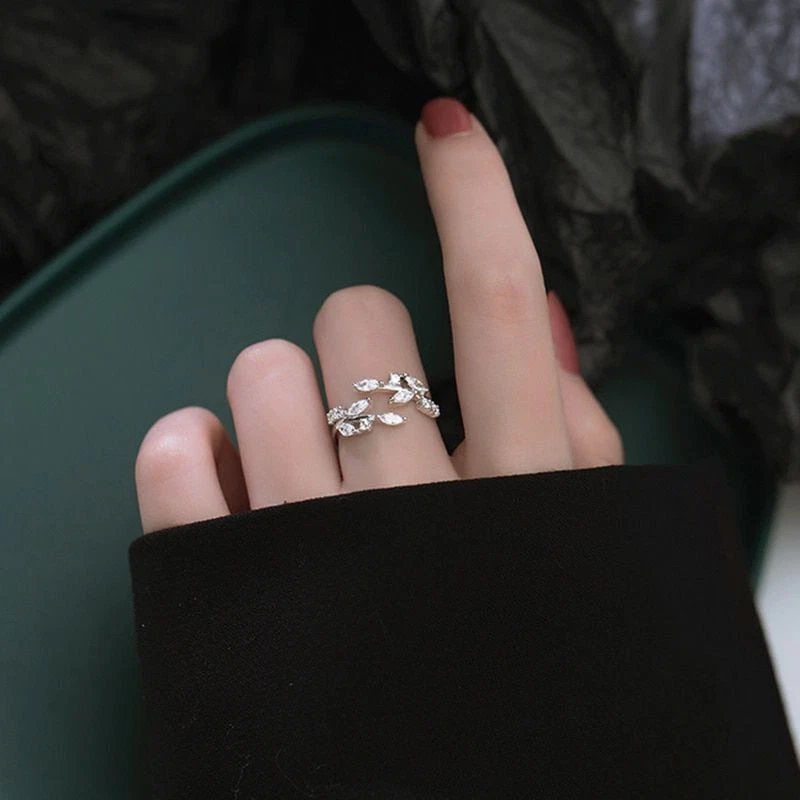 Adjustable cubic deals zirconia rings
