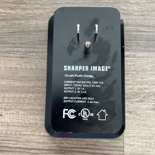 Sharper Image PLATEPOWER USB Wall Plate Charger TSI-609 /c - Picture 2 of 8