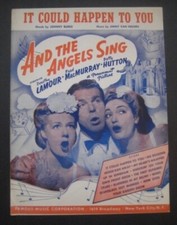 It Could Happen To You from "And The Angels Sing" sheet music Lamour