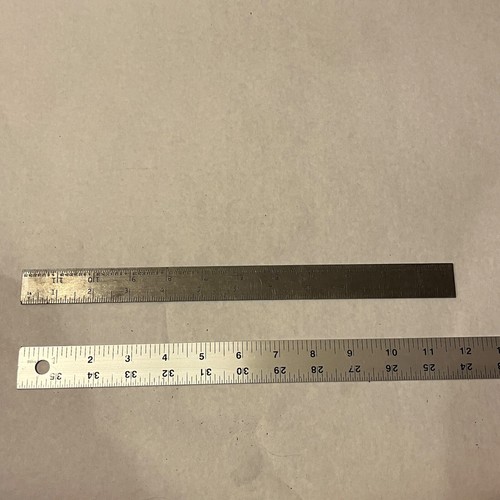 Unbranded Centering Rule Stainless Steel 12" Fractional & Metric USA - Picture 5 of 7