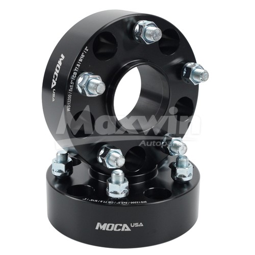 2Pcs 2" Wheel Spacers 5X5.5 fit Ram 1500 Chrysler Dodge Dakota 77.8mm 9/16" Stud - Picture 12 of 13
