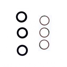 Glass Camera Lens Set Back 3 Parts for Samsung Galaxy S22 Replacement Part