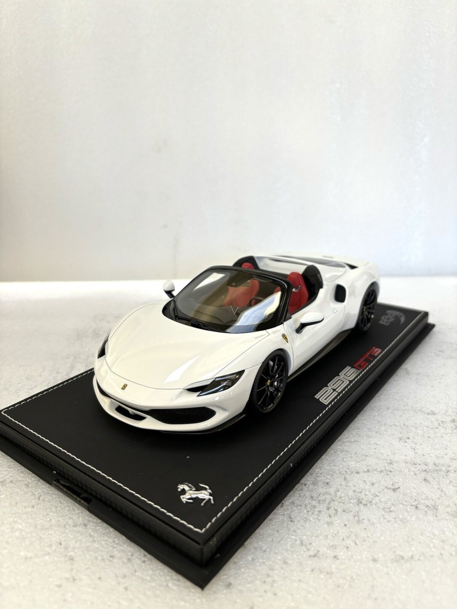 1/18 BBR Ferrari 296 GTS Bianco White/Red Interior Limited