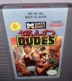 Bad Dudes (Nintendo NES, 1990) Cartridge Game Only Clean Tested!