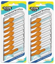 Image of Icon Optim 8's - 2 Packs of 8 Interdental Brushes Size 1 Orange