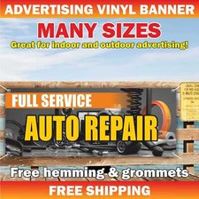 AUTO REPAIR Advertising Banner Vinyl Mesh Sign service mechanic check diagnostic