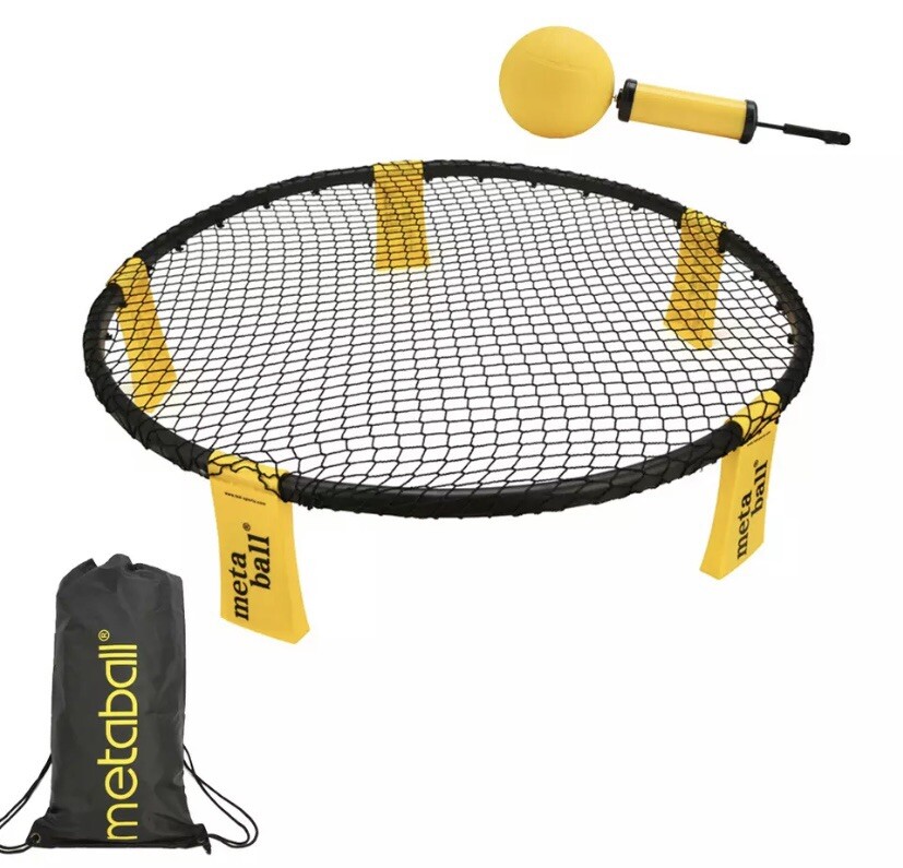 Mini volley-ball à filet tendu haute performance et 3 balles souples
