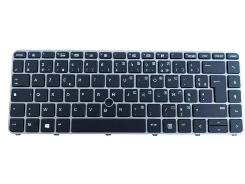 Clavier "AZERTY" français pour HP 840 G3 G4 rétroéclairé