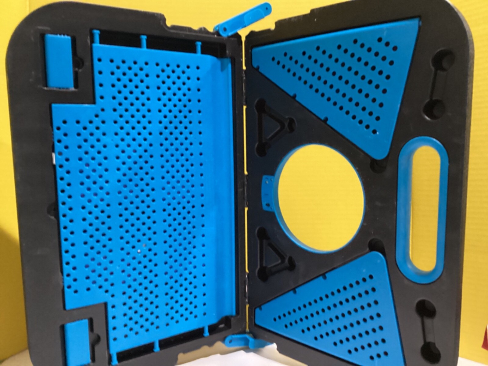 Black Series Light Up Bean Bag Toss Built In. Storage Play Day Or Night