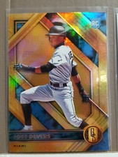 Jose Devers 2021 Chronicles Baseball Gold Standard RC card #17 Miami