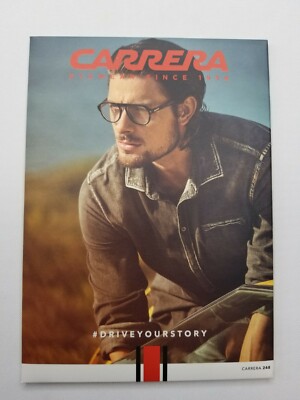 CARRERA MALE OPTICAL FRAME IMAGE COUNTERCARD POSTER SMALL SIZE 7'' X 5'' 