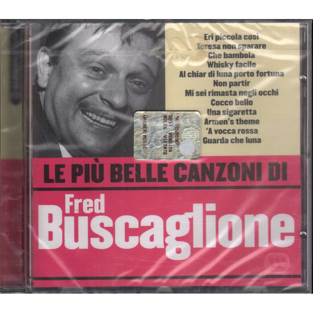 Fred Buscaglione CD Le Piu' Belle Canzoni Di / Warner Sealed 5051011336829