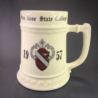Alpha Phi San Jose State College Mug Cup APhi Womans Sorority Fraternity  Gail 6" | eBay