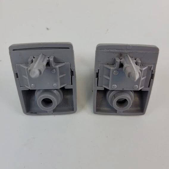 Juego de 2 clips para parasol grises con tornillos OEM para Kia Rio5 2006-2007 Foto 4 de 4