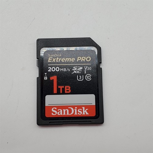 SanDisk 1TB Extreme PRO SDXC UHSI Memory Card C10, U3, V30, 4K UHD, SD
