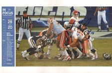 SHAWNE MERRIMAN SIGNED AUTO'D 11X17 PHOTO CHEER CARD SAN DIEGO CHARGERS BILLS