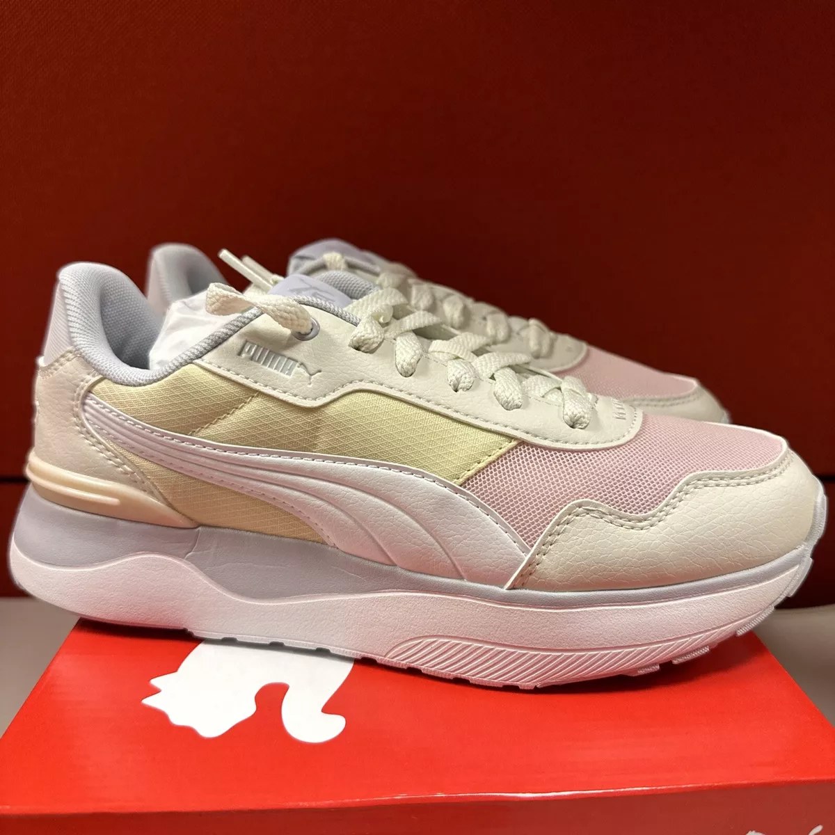 Puma 382048 06 Kids Girls R78 Voyage Lace Up Sneakers Shoes Casual